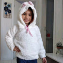 Casaco Infantil de Inverno Peluciado com Design de Carneiro