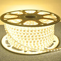 Fita Mangueira LED 5050 10 Metros Branco Frio ou Quente – 110V/220V com Fonte de Alimentação e Rabicho