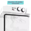 Secadora de Roupa 8 kg com timer ar quente e frio + Omo Lava Roupas de Brinde